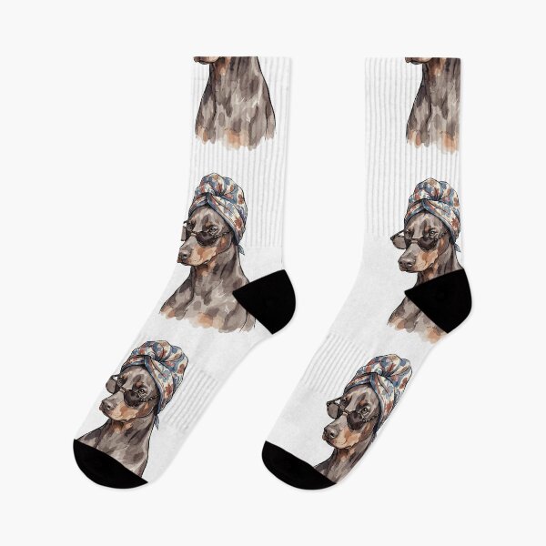Item preview, Mob Wife Aesthetic: Silk Scarf Doberman	 designed and sold by bapupa.