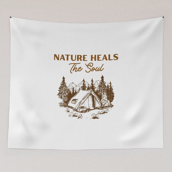 Item preview, Nature heals the soul designed and sold by Fersworks Bar. ⭐⭐⭐⭐⭐.