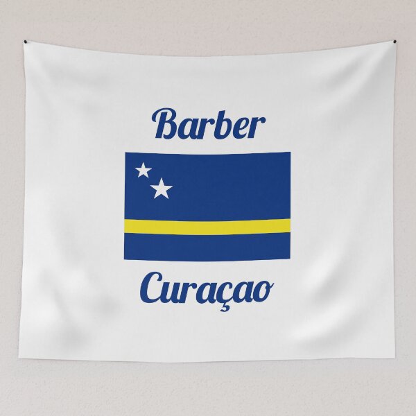 Item preview, Barber Curaçao - Stylish Prints, designed and sold by Fleetwood1994.