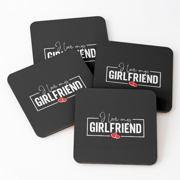 Item preview, I Love My Girlfriend - Perfect Love Typography Gift, W designed and sold by HGstudioDesign.