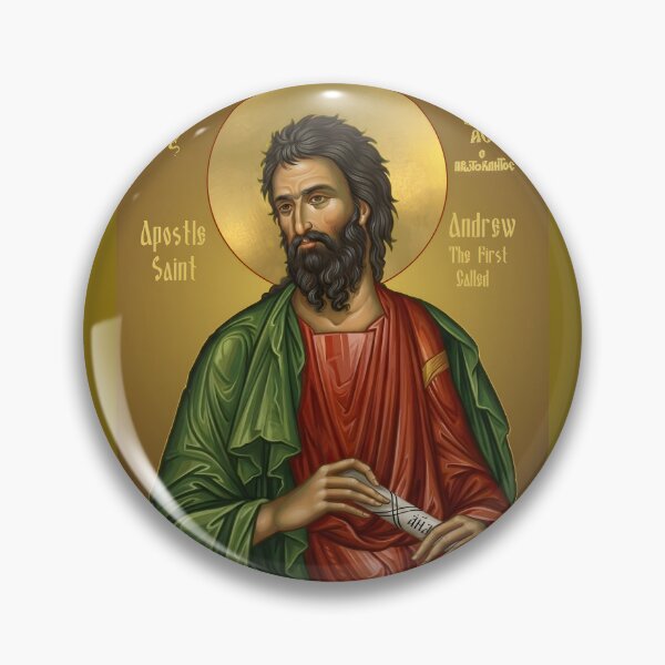 Item preview, Saint Apostle Andrew  First-Called Orthodox icon  designed and sold by orthodox-icon.