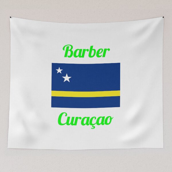 Item preview, Barber Curaçao - Stylish Prints, designed and sold by Fleetwood1994.