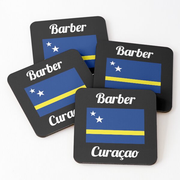 Item preview, Barber Curaçao - Stylish Prints, designed and sold by Fleetwood1994.