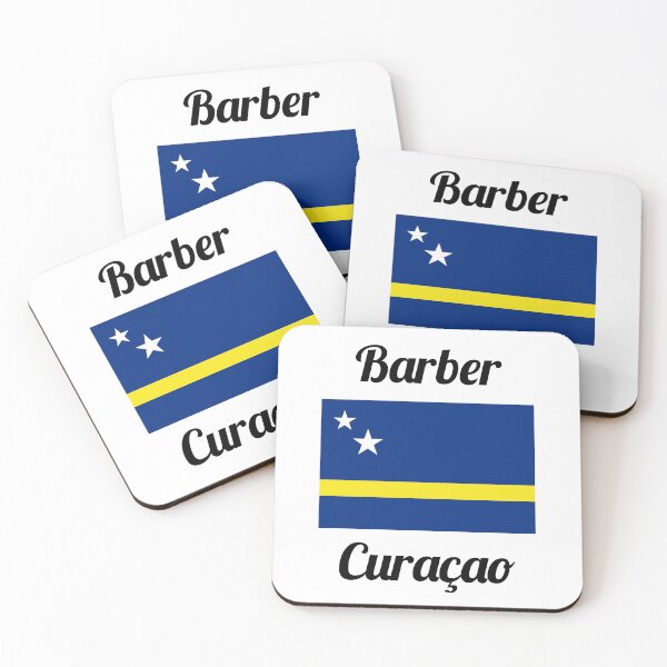 Item preview, Barber Curaçao - Stylish Prints, designed and sold by Fleetwood1994.
