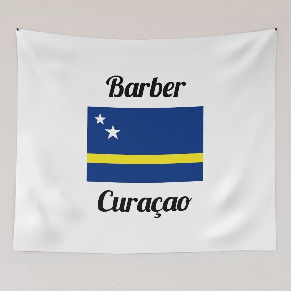 Item preview, Barber Curaçao - Stylish Prints, designed and sold by Fleetwood1994.