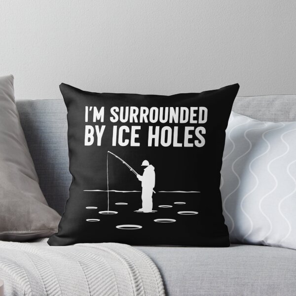 Item preview, Ice Fishing Life – Surrounded by Ice Holes designed and sold by dudelinart.