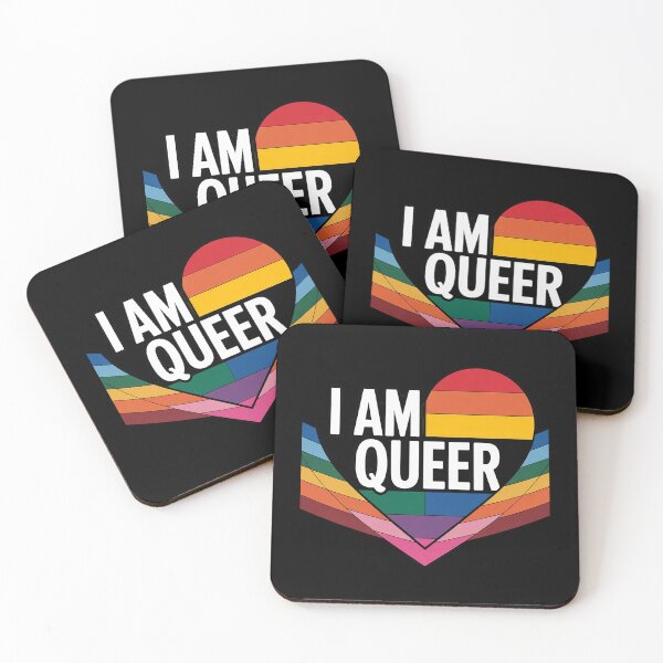 Item preview, Progress Pride Heart Flag - I Am Queer 1 designed and sold by VerseFarm.