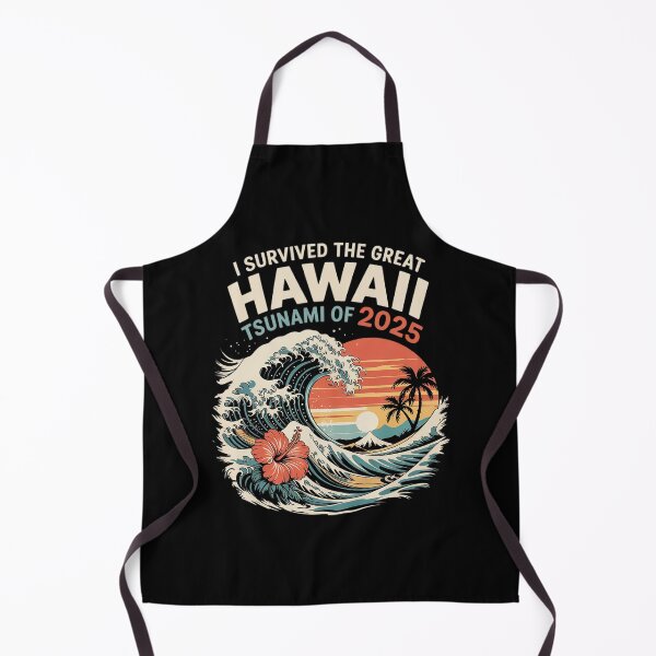 Item preview, I Survived The Great Hawaii Tsunami of 2025 6 designed and sold by MarkLeedsArt.