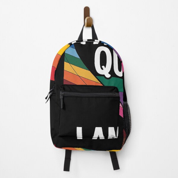 Item preview, Progress Pride Heart Flag - I Am Queer 1 designed and sold by VerseFarm.