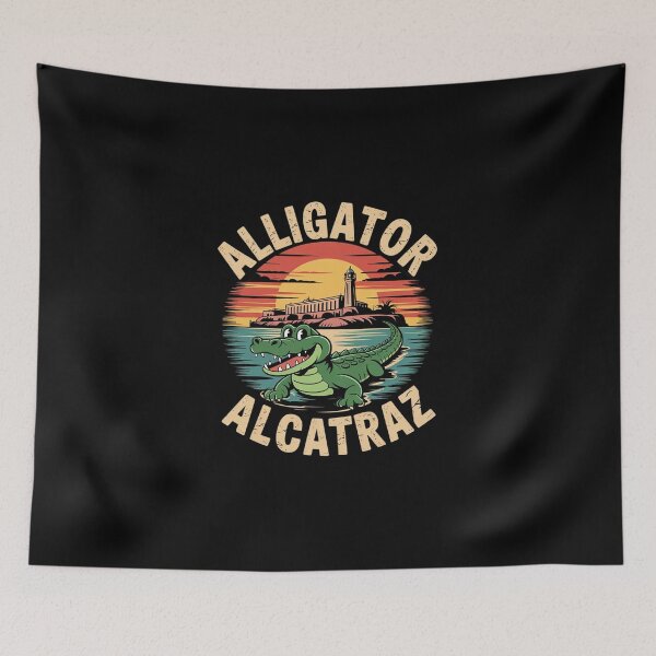 Item preview, Alligator Alcatraz4  designed and sold by DigitaldeligArt.