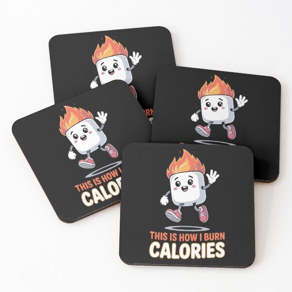 Item preview, Cute Marshmallow S'mores Apparel How I Burn Calories designed and sold by CottonCandyPrin.