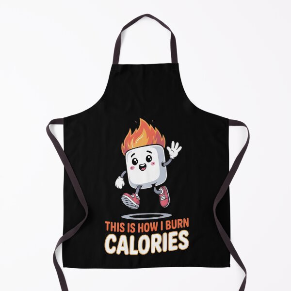 Item preview, Cute Marshmallow S'mores Apparel How I Burn Calories designed and sold by CottonCandyPrin.