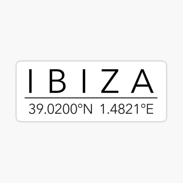Ibiza Sticker