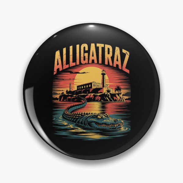 Item preview, Alligator Alcatraz8  designed and sold by DigitaldeligArt.