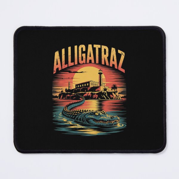 Item preview, Alligator Alcatraz8 designed and sold by DigitaldeligArt.