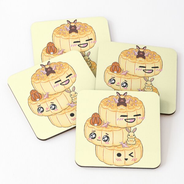 Item preview, Kawaii Bunnies and Mooncakes - Japanese Snack and Origami designed and sold by Kanniax.