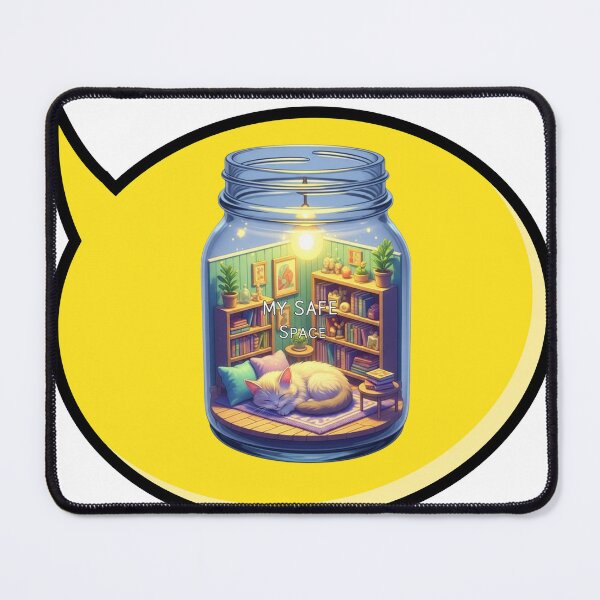 Item preview, Safe Space Miniature Room in Jar - Cozy Dreamcore Art designed and sold by Skill_&_Stone.