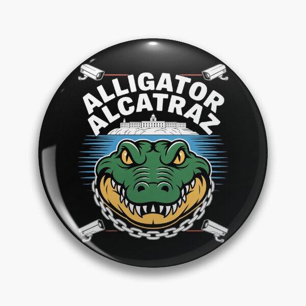 Item preview, Alligator Alcatraz9  designed and sold by DigitaldeligArt.