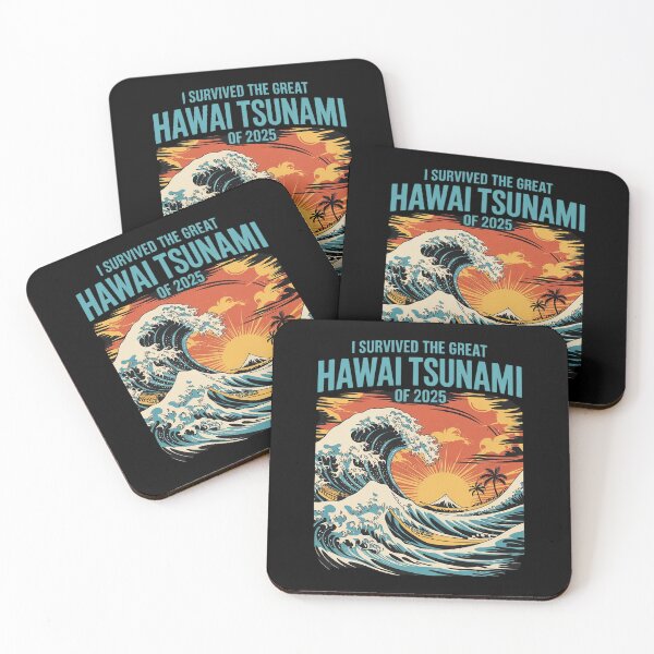 Item preview, I Survived The Great Hawaii Tsunami of 2025 5  designed and sold by MarkLeedsArt.