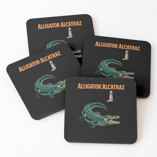 Item preview, Alligator Alcatraz10  designed and sold by DigitaldeligArt.