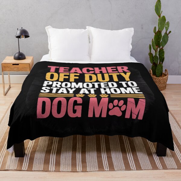 Item preview, Teacher Off Duty Promoted To Dog Mom Funny Retirement  designed and sold by RsFilsingerArt.