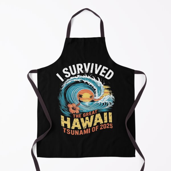 Item preview, I Survived The Great Hawaii Tsunami of 2025 8 designed and sold by MarkLeedsArt.