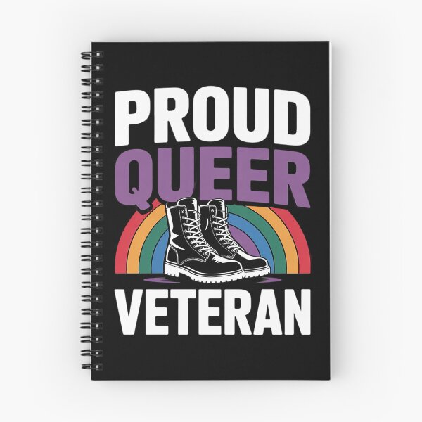 Item preview, Proud Queer Veteran Gay Pride Rainbow Queer Soldier designed and sold by VerseFarm.
