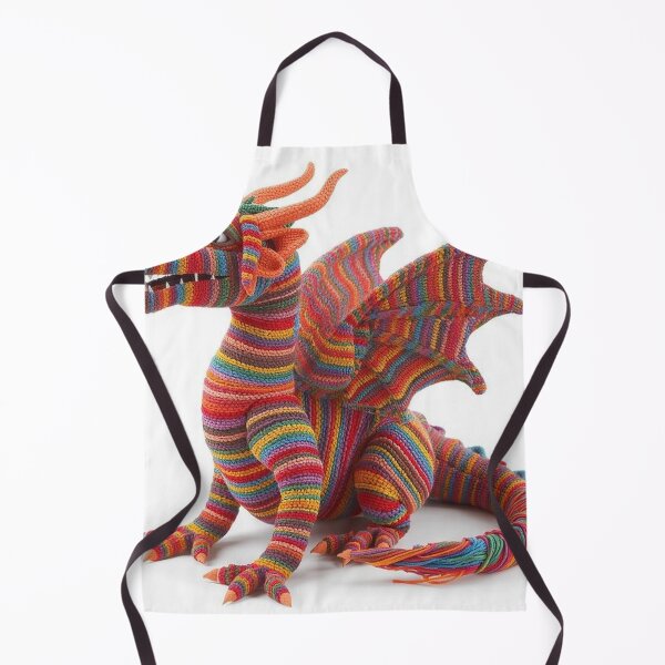 Item preview, Colorful Knitted Dragon with Vibrant Texture designed and sold by Wonderful Designs.