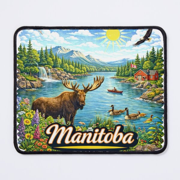 Item preview, Manitoba Canada Wilderness Landscape designed and sold by Myra365Art.