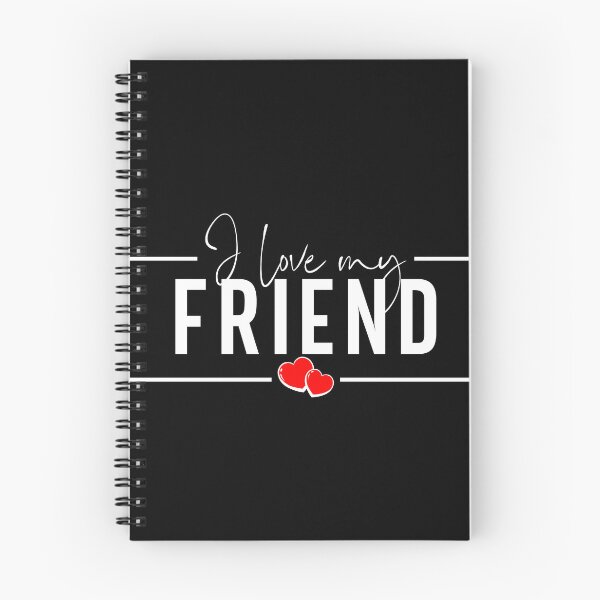 Item preview, I Love My Friend- Perfect Love Typography Gift, W designed and sold by HGstudioDesign.