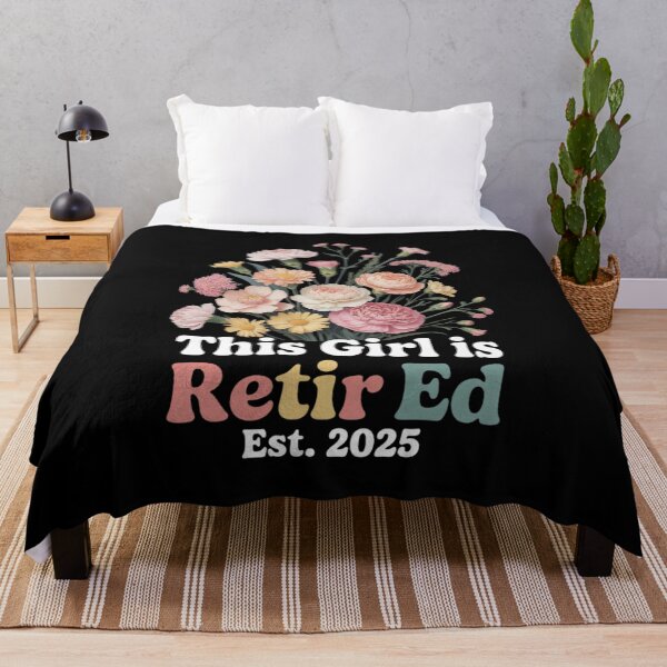 Item preview, This Girl Is Retired Est 2025 Women Retirement Floral  designed and sold by MyzoToyota.