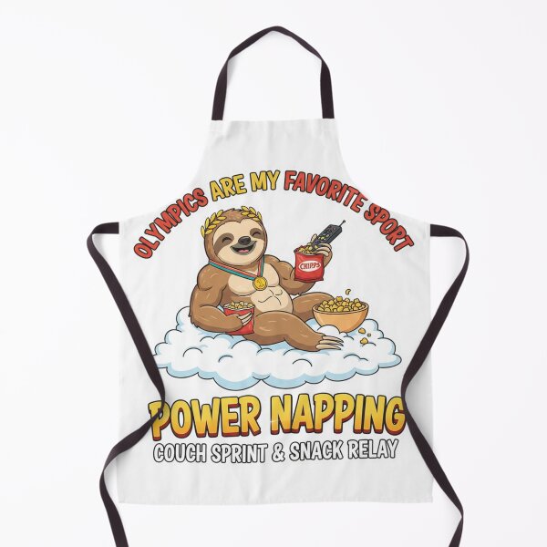 Item preview, Olympics Are My Favorite Sport – Power Napping Sloth Funny T-Shirt & Sticker Design designed and sold by Sushikidsntod.