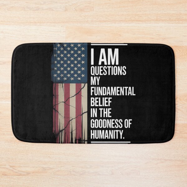 Item preview, Questioning My Belief in Humanity Distressed Flag  designed and sold by NailMolisa.
