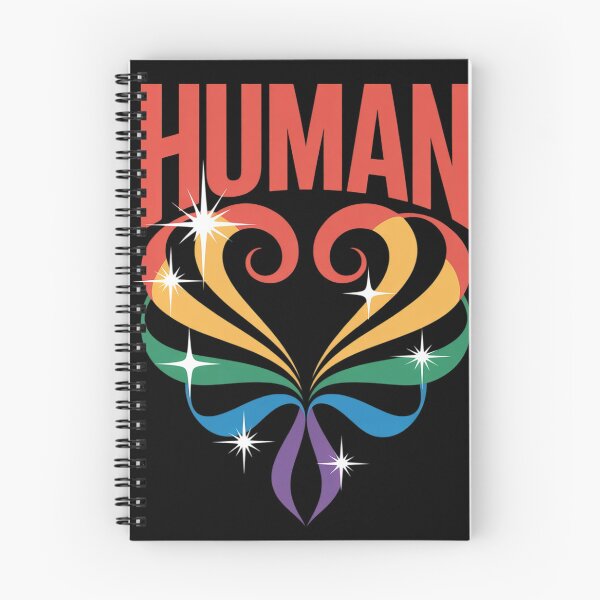 Item preview, Rainbow Heart Human Proud LGBT Queer Equality designed and sold by NailMolisa.
