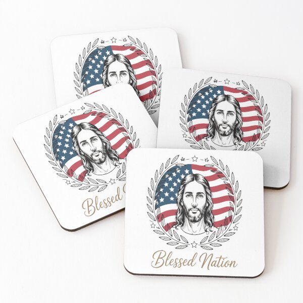 Item preview, Blessed Nation Divine Unity Jesus designed and sold by HaiharryCartoon.