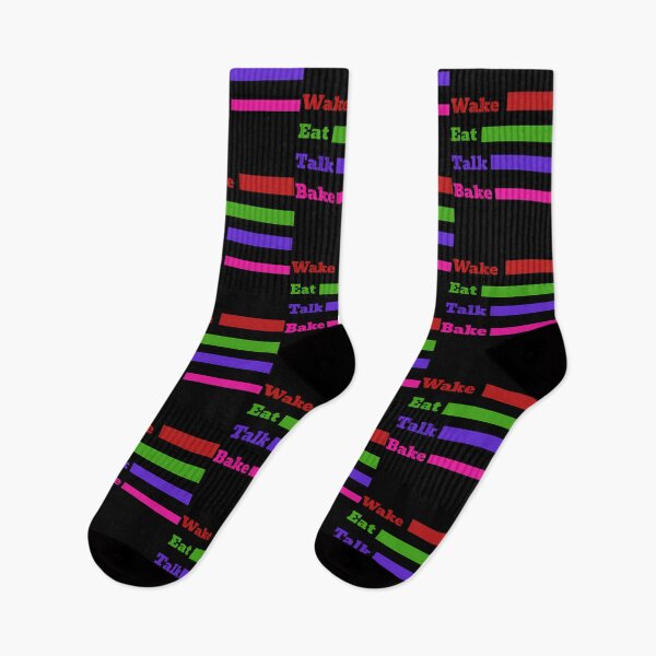 Item preview, Wake Eat Talk Bake (Rainbow Bars) designed and sold by kostivikj77.