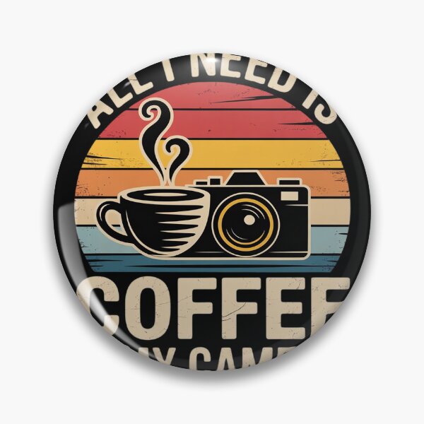 Item preview, Vintage All I Need Is Coffee And My Camera Photography  designed and sold by MyzoToyota.