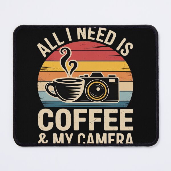 Item preview, Vintage All I Need Is Coffee And My Camera Photography  designed and sold by MyzoToyota.