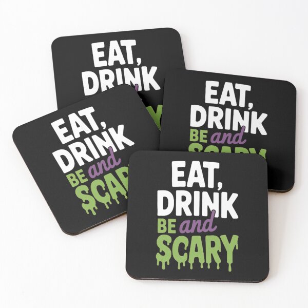 Item preview, Eat, drink and be scary halloween party designed and sold by CottonCandyPrin.