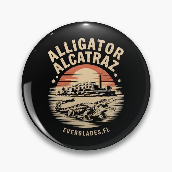 Item preview, Alligator Alcatraz12  designed and sold by DigitaldeligArt.