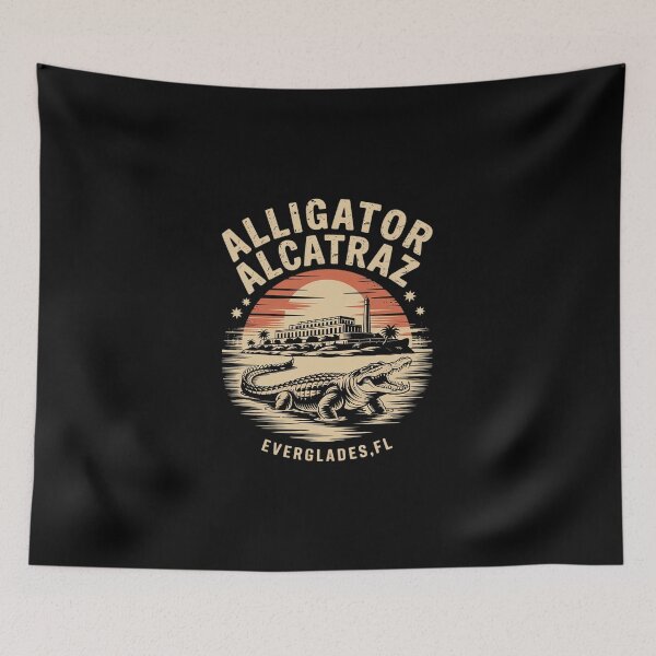 Item preview, Alligator Alcatraz12  designed and sold by DigitaldeligArt.