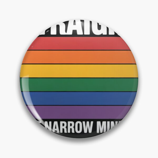 Item preview, Straight not narrow minded LGBT Gay Ally Queer Pride designed and sold by NailMolisa.