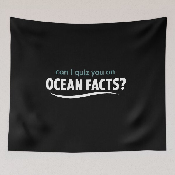 Item preview, Can I Quiz You on Ocean Facts? | Minimalist Science T-Shirt | Ocean Lover Educational Tee designed and sold by DailyDrivesct.
