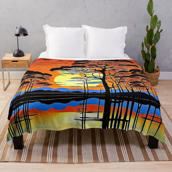 Item preview, Silhouetted trees at Sunset 2 designed and sold by George Hutton Hunter.