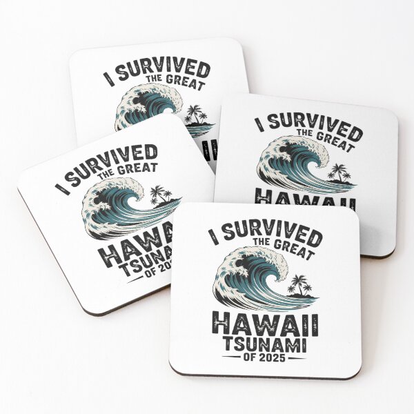 Item preview, I Survived The Great Hawaii Tsunami of 2025 13  designed and sold by MarkLeedsArt.