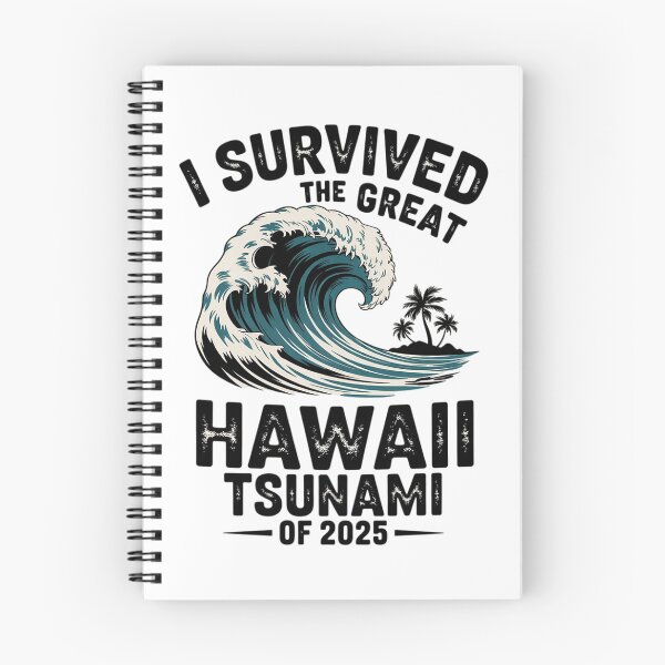 Artikelvorschau, Ich habe den großen Hawaii-Tsunami von 2025 überlebt 13 entworfen und verkauft von MarkLeedsArt.