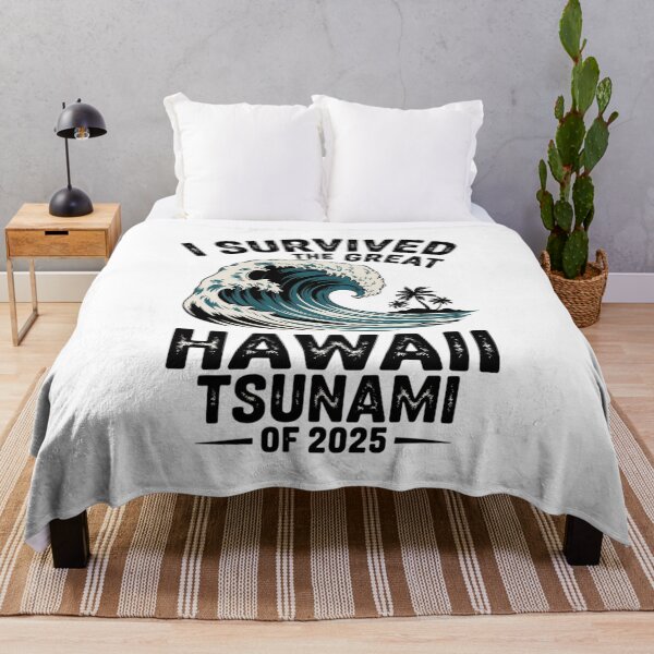Item preview, I Survived The Great Hawaii Tsunami of 2025 13  designed and sold by MarkLeedsArt.