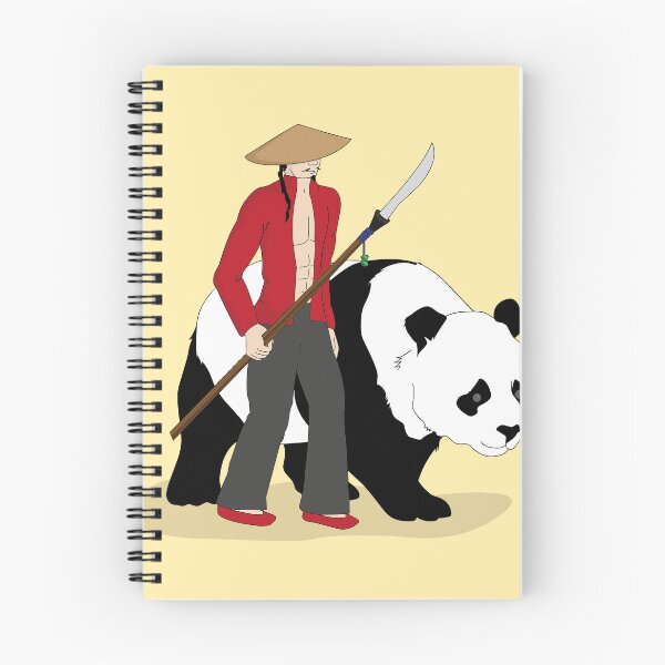 Item preview, Warrior Monk with Panda Guardian – Asian Fantasy Samurai Illustration designed and sold by Fashion Empire.
