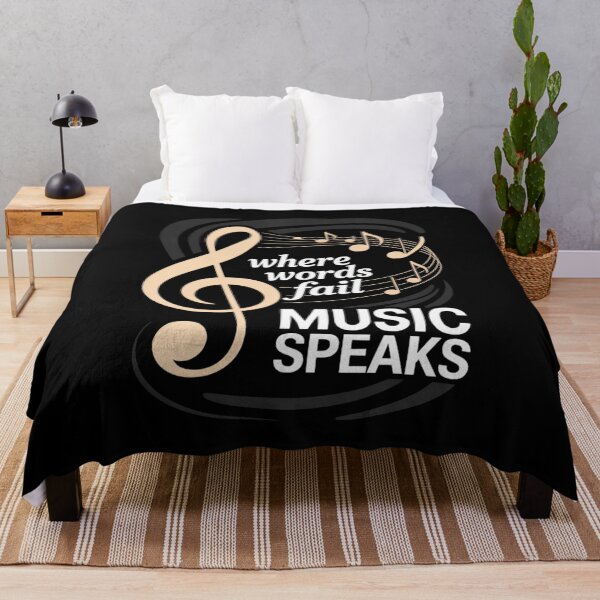 Item preview, Where Words Fail Music Speaks Musical Music Notes  designed and sold by MyzoToyota.