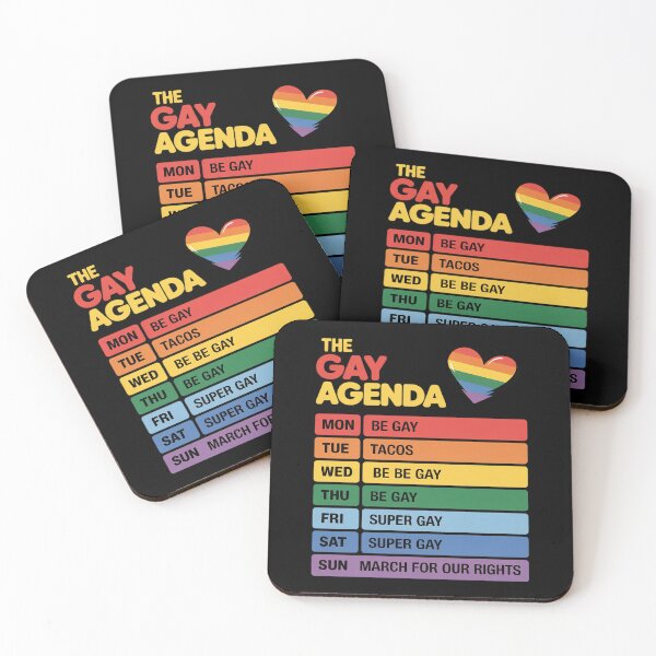 Item preview, The Gay Agenda Be Gay Pride Bisexual Love Rainbow Bi Queer designed and sold by NailMolisa.